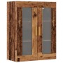 Armario de pared colgante madera envejecida 69,5x34x90 cm de , Aparadores - Ref: Foro24-857043, Precio: 93,84 €, Descuento: %