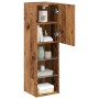 Muebles TV con luces LED 2 uds madera envejecida 30,5x30x102 cm de , Muebles TV - Ref: Foro24-857677, Precio: 101,57 €, Descu...
