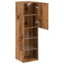 Muebles TV con luces LED 2 uds madera envejecida 30,5x30x102 cm de , Muebles TV - Ref: Foro24-857677, Precio: 101,57 €, Descu...