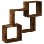 Armario de pared madera ingeniería roble ahumado 78x18x71 cm de , Estantes y estanterías - Ref: Foro24-854809, Precio: 30,06 ...