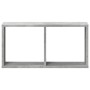 Armario de pared madera ingeniería gris hormigón 60x16x30 cm de , Estantes y estanterías - Ref: Foro24-854880, Precio: 22,18 ...