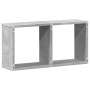 Armario de pared madera ingeniería gris hormigón 60x16x30 cm de , Estantes y estanterías - Ref: Foro24-854880, Precio: 22,18 ...