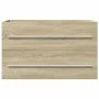 Armario para lavabo aglomerado madera envejecida 80x38,5x48 cm de , Muebles de baño - Ref: Foro24-856227, Precio: 55,14 €, De...