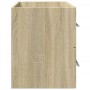 Armario para lavabo aglomerado madera envejecida 80x38,5x48 cm de , Muebles de baño - Ref: Foro24-856227, Precio: 60,60 €, De...