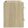 Armario para lavabo aglomerado madera envejecida 80x38,5x48 cm de , Muebles de baño - Ref: Foro24-856227, Precio: 55,14 €, De...