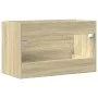 Armario para lavabo aglomerado madera envejecida 80x38,5x48 cm de , Muebles de baño - Ref: Foro24-856227, Precio: 55,14 €, De...