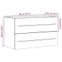 Armario para lavabo aglomerado madera envejecida 80x38,5x48 cm de , Muebles de baño - Ref: Foro24-856227, Precio: 55,14 €, De...