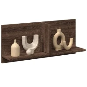 Mueble de pared madera de ingeniería marrón roble 70x16,5x30 cm de , Estantes y estanterías - Ref: Foro24-854856, Precio: 25,...