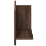 Mueble de pared madera de ingeniería marrón roble 70x16,5x30 cm de , Estantes y estanterías - Ref: Foro24-854856, Precio: 25,...