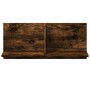 Armario de pared madera ingeniería roble ahumado 70x16,5x30 cm de , Estantes y estanterías - Ref: Foro24-854854, Precio: 25,4...