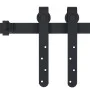 Mini-Schiebetür-Set aus Kohlenstoffstahl, 183 cm von vidaXL, Türrahmen - Ref: Foro24-148013, Preis: 27,36 €, Rabatt: %