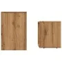 Mesas de centro apilables 2 uds madera ingeniería roble artisan by , Coffee table - Ref: Foro24-856051, Price: 50,69 €, Disco...