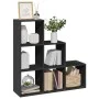 Librería divisor 3 niveles madera ingeniería negro 99x29x99 cm de , Librerías y estanterías - Ref: Foro24-857959, Precio: 61,...