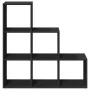 Librería divisor 3 niveles madera ingeniería negro 99x29x99 cm de , Librerías y estanterías - Ref: Foro24-857959, Precio: 61,...