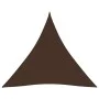 Toldo de vela triangular tela Oxford marrón 4x4x4 m de vidaXL, Sombrillas - Ref: Foro24-135836, Precio: 27,88 €, Descuento: %