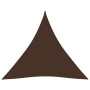 Toldo de vela triangular tela Oxford marrón 4x4x4 m de vidaXL, Sombrillas - Ref: Foro24-135836, Precio: 28,34 €, Descuento: %
