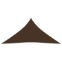 Toldo de vela triangular tela Oxford marrón 4x4x4 m de vidaXL, Sombrillas - Ref: Foro24-135836, Precio: 28,34 €, Descuento: %