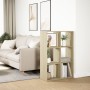 Librería divisor madera ingeniería roble Sonoma 69,5x29x103,5cm de , Librerías y estanterías - Ref: Foro24-858014, Precio: 56...