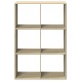 Librería divisor madera ingeniería roble Sonoma 69,5x29x103,5cm de , Librerías y estanterías - Ref: Foro24-858014, Precio: 56...