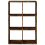 Librería divisora madera roble ahumado 69,5x29x103,5 cm de , Librerías y estanterías - Ref: Foro24-858016, Precio: 59,40 €, D...