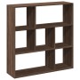 Librería divisora madera marrón roble 102x29x103,5 cm de , Librerías y estanterías - Ref: Foro24-858054, Precio: 75,54 €, Des...