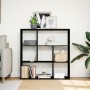 Librería divisora madera de ingeniería negra 102x29x103,5 cm de , Librerías y estanterías - Ref: Foro24-858049, Precio: 72,32...