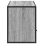 Mueble de TV madera y metal roble ahumado 100x31x39,5 cm de , Muebles TV - Ref: Foro24-848932, Precio: 72,27 €, Descuento: %