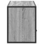 Mueble de TV madera y metal roble ahumado 100x31x39,5 cm de , Muebles TV - Ref: Foro24-848932, Precio: 71,40 €, Descuento: %