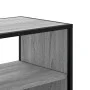 Mueble de TV madera y metal roble ahumado 100x31x39,5 cm de , Muebles TV - Ref: Foro24-848932, Precio: 71,40 €, Descuento: %