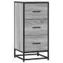 Aparador madera ingeniería y metal gris Sonoma 35,5x35x76 cm de , Aparadores - Ref: Foro24-848947, Precio: 65,80 €, Descuento: %