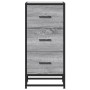 Aparador madera ingeniería y metal gris Sonoma 35,5x35x76 cm de , Aparadores - Ref: Foro24-848947, Precio: 65,80 €, Descuento: %