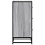 Aparador madera ingeniería y metal gris Sonoma 35,5x35x76 cm de , Aparadores - Ref: Foro24-848947, Precio: 65,80 €, Descuento: %