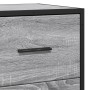 Aparador madera ingeniería y metal gris Sonoma 35,5x35x76 cm de , Aparadores - Ref: Foro24-848947, Precio: 65,80 €, Descuento: %