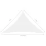 Toldo de vela triangular tela Oxford blanco 3x3x4,24 m de vidaXL, Sombrillas - Ref: Foro24-135282, Precio: 29,40 €, Descuento: %