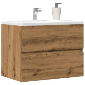 Mueble de baño madera de ingeniería roble artisan 60x38,5x45 cm de , Muebles de baño - Ref: Foro24-856244, Precio: 63,19 €, D...