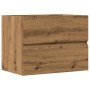 Mueble de baño madera de ingeniería roble artisan 60x38,5x45 cm de , Muebles de baño - Ref: Foro24-856244, Precio: 63,92 €, D...