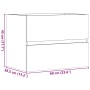 Mueble de baño madera de ingeniería roble artisan 60x38,5x45 cm de , Muebles de baño - Ref: Foro24-856244, Precio: 63,92 €, D...
