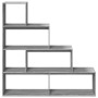 Librería divisora 4 niveles madera gris Sonoma 143,5x29x143,5cm de , Librerías y estanterías - Ref: Foro24-857999, Precio: 76...