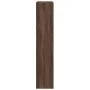 Librería divisora 4 niveles marrón roble 143,5x29x143,5 cm de , Librerías y estanterías - Ref: Foro24-858000, Precio: 92,25 €...