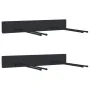 Estantes de pared de jardín para herramientas 2 uds acero negro by , Tool Organization and Storage - Ref: Foro24-4019132, Pri...