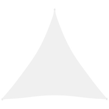 Toldo de vela triangular tela Oxford blanco 4x4x4 m de vidaXL, Sombrillas - Ref: Foro24-135286, Precio: 28,37 €, Descuento: %