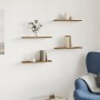 Estantes pared 4 ud madera ingeniería roble artisan 40x10x1,5cm de , Estanterías - Ref: Foro24-856290, Precio: 19,53 €, Descu...