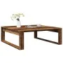Mesa de centro madera de ingeniería envejecida 100x100x35 cm de , Mesas de centro - Ref: Foro24-856690, Precio: 69,21 €, Desc...