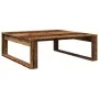 Mesa de centro madera de ingeniería envejecida 100x100x35 cm de , Mesas de centro - Ref: Foro24-856690, Precio: 69,21 €, Desc...
