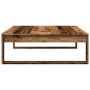 Mesa de centro madera de ingeniería envejecida 100x100x35 cm de , Mesas de centro - Ref: Foro24-856690, Precio: 70,43 €, Desc...