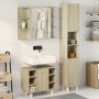 Set de muebles de baño 3 pzas madera contrachapada roble Sonoma de , Muebles de baño - Ref: Foro24-3324976, Precio: 176,99 €,...