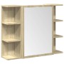 Set de muebles de baño 3 pzas madera contrachapada roble Sonoma de , Muebles de baño - Ref: Foro24-3324976, Precio: 176,99 €,...