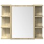 Set de muebles de baño 3 pzas madera contrachapada roble Sonoma de , Muebles de baño - Ref: Foro24-3324976, Precio: 176,99 €,...