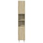 Set de muebles de baño 3 pzas madera contrachapada roble Sonoma de , Muebles de baño - Ref: Foro24-3324976, Precio: 176,99 €,...
