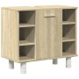 Set de muebles de baño 3 pzas madera contrachapada roble Sonoma de , Muebles de baño - Ref: Foro24-3324976, Precio: 176,99 €,...